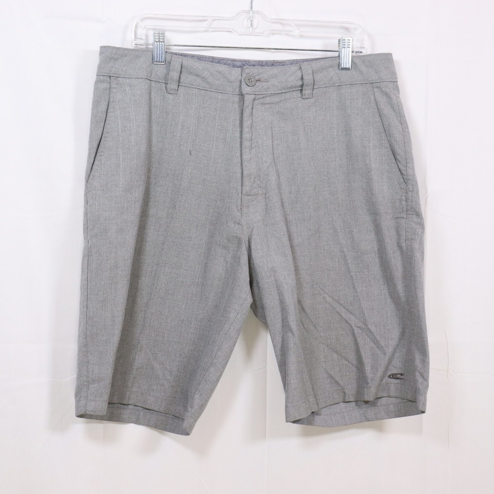 O'Neill Hybrid Shorts 34 Gray Mens Chino Stretch Surf